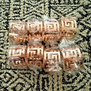 Fancy Napkin Rings - Set of 8